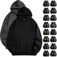 thumbnail image 1 of yoeyez Fall Lightweight Jackets for Women Zip up Hoodie Oversized Fashion Fleece Long Tunic Sweatshirt Long Sleeve Hooded Jackets with Pockets Black,S, 1 of 7