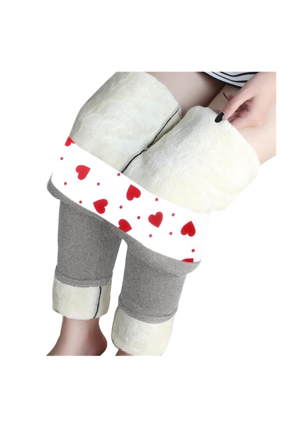 Fleece Lined Winter Leggings for Women Ultra Soft Elastic Fur Slim Pants Workout Running Yoga Trousers