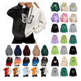 thumbnail image 1 of yoeyez Hoodies for Women Oversized Pullover Teen Girls Cute Funny Graphic Sweatshirts With Pocket Long Sleeve Casual Fall Hooded Tops, 1 of 5