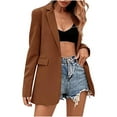 thumbnail image 1 of yoeyez Jackets for Women Casual Loose Blazers for Women Work Office Jackets Trendy Business Casual Outfits Plus Size Loose Outerwear Open Front Suit Abrigos de Mujer, 1 of 7