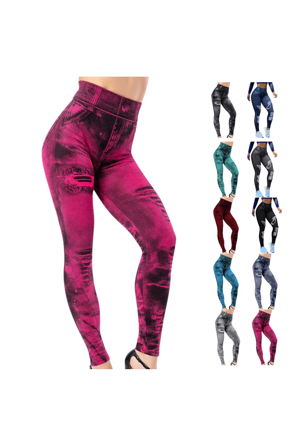 Plus Size Leggings for Women Tummy Control High Waist Yoga Pant Soft Stretch Quick Drying Tight With Pockets, Gray L