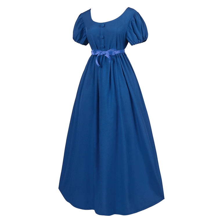short satin puff sleeve dress with empire waist Empire Waist Satin Draped Puff Sleeve Ball Gown Bridal Dress