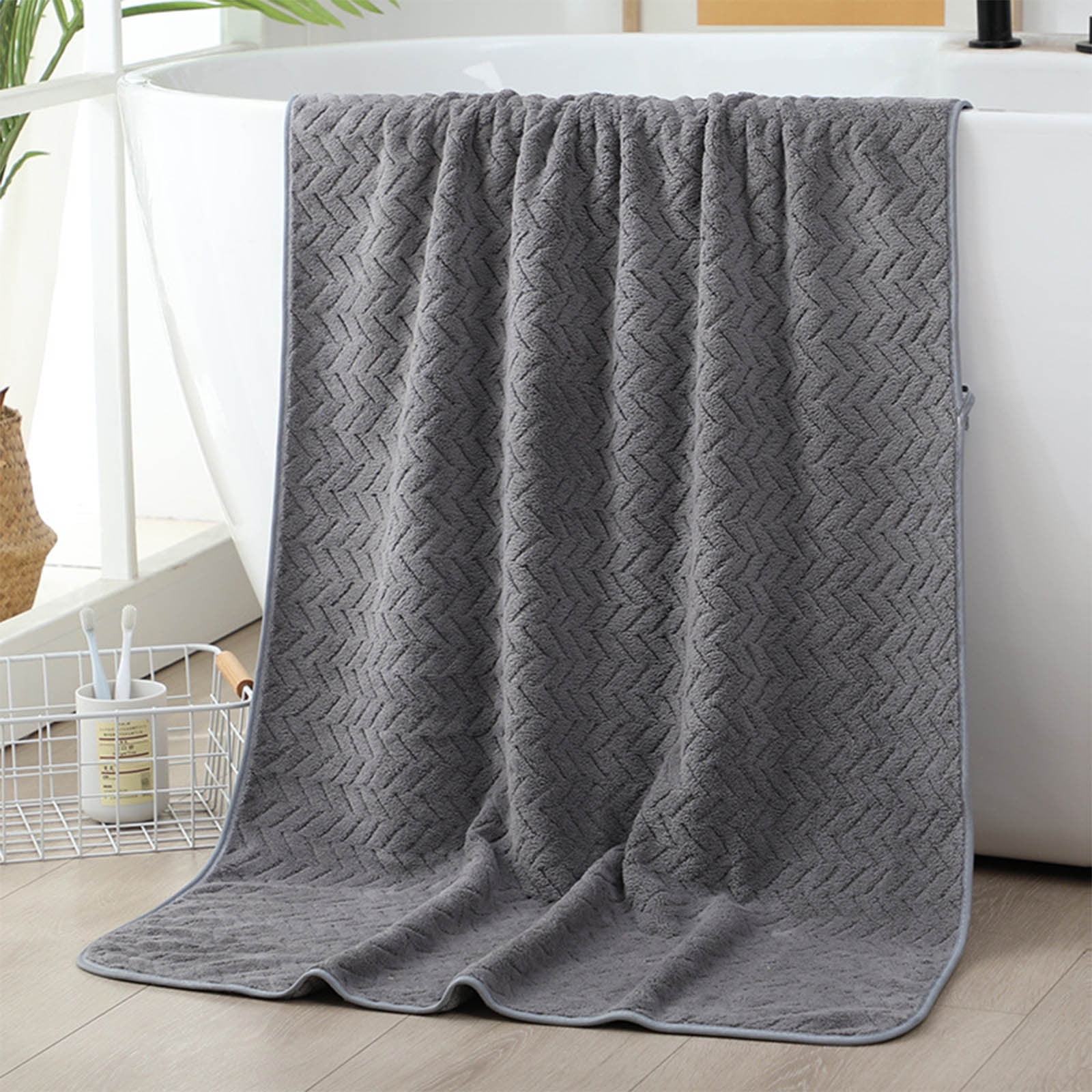 RoamHome Bath Towels 28"x55" Highly Absorbent Quick Dry Large Bath ...