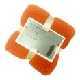 thumbnail image 1 of RoamHome Coral Velvet Hand Towel Absorbent Towel for Washing Face Bathroom Hand Towel Solid Color Wash Cloth Soft Fluffy Warm Gift 14x30 Inch (Orange), 1 of 4