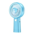 thumbnail image 1 of RoamHome Electric Cartoon Mini Fan Pocket Small Fans USB Rechargeable Handheld Battery Powered Portable Fans Personal Cooling Fan That Blows Cold Air (Blue), 1 of 6