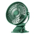 thumbnail image 1 of RoamHome Electric Clip-on Mini Fan Charging Small Fans USB Rechargeable Handheld 1200mAh Battery Powered Portable Fans Personal Cooling Fan That Blows Cold Air (Green), 1 of 9