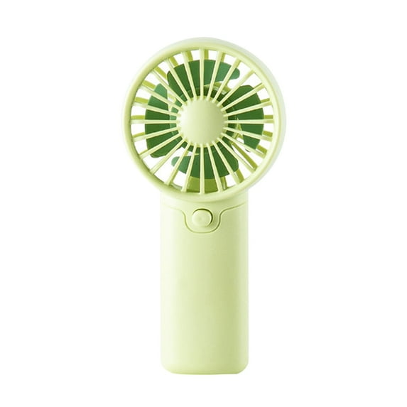 RoamHome Electric Mini Fan Charging Small Fans Handheld 1 x AAA Battery Powered Portable Fans Personal Cooling Fan That Blows Cold Air, Battery Not Included (Green)