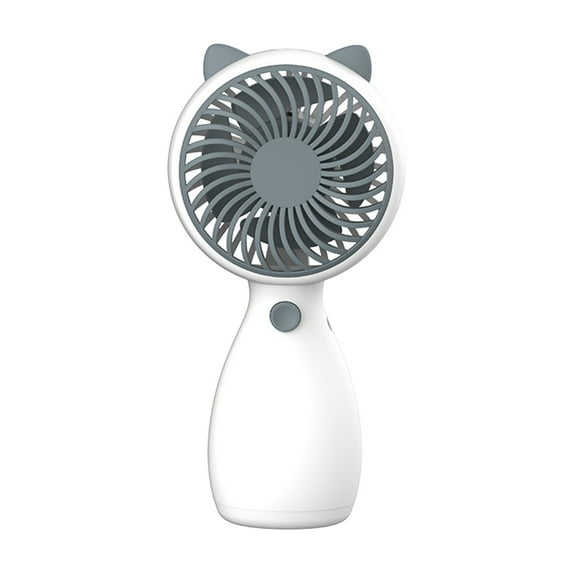 RoamHome Electric Mini Fan Charging Small Fans USB Rechargeable Handheld 250mAh Battery Powered Portable Fans Personal Cooling Fan That Blows Cold Air (White)