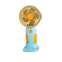 RoamHome Electric Mini Fan Charging Small Fans USB Rechargeable Handheld 300mAh Battery Powered Portable Fans Personal Cooling Fan That Blows Cold Air (Blue)