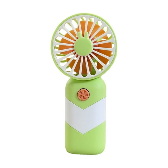 RoamHome Electric Mini Fan Charging Small Fans USB Rechargeable Handheld Battery Powered Portable Fans Personal Cooling Fan That Blows Cold Air, Gift for Students Workers (Green)