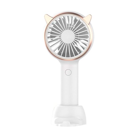 RoamHome Electric Mini Fan Charging Small Fans USB Rechargeable Handheld Battery Powered Portable Fans Personal Cooling Fan That Blows Cold Air (A)