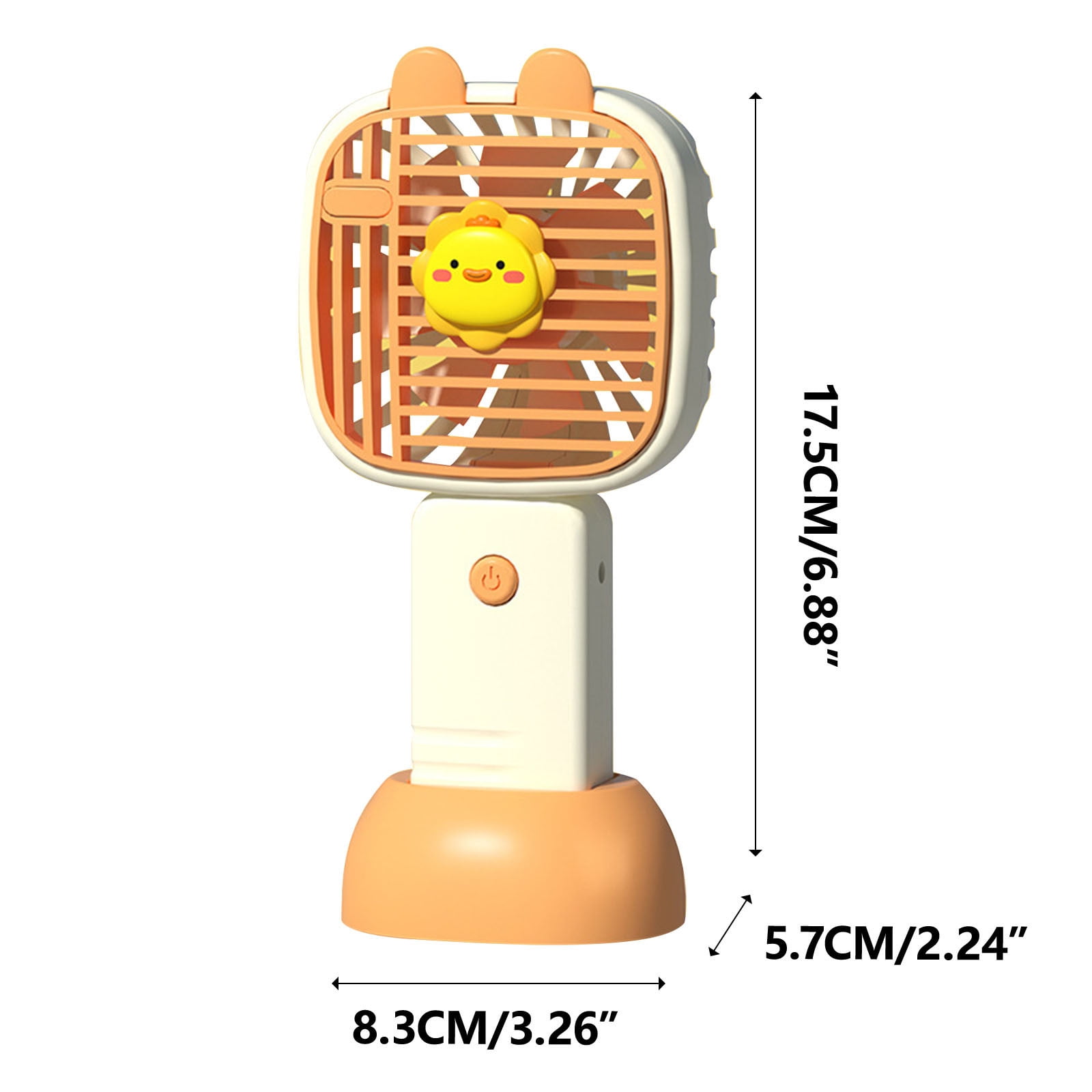 yongmandr Electric Mini Fan Charging Small Fans USB Rechargeable
