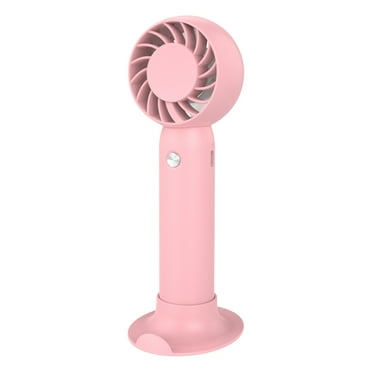 RoamHome Electric Mini Fan Charging Small Fans USB Rechargeable Handheld Battery Powered Portable Fans Personal Cooling Fan That Blows Cold Air (A)