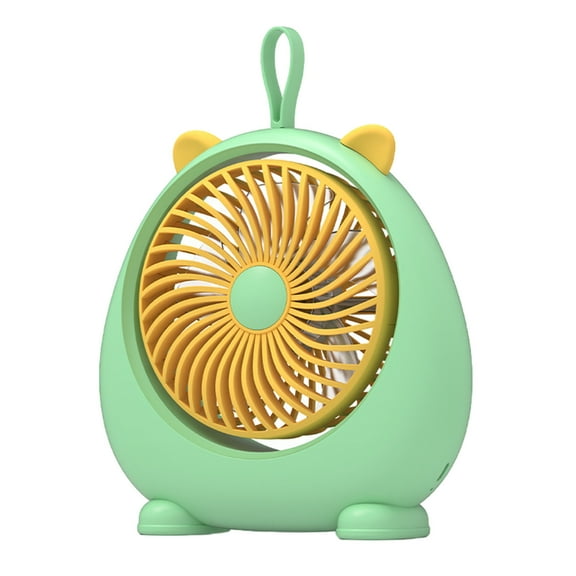 RoamHome Electric Mini Fan Portable Silent Small Fans USB Rechargeable Handheld 700mAh Battery Powered Fans Personal Cooling Fan That Blows Cold Air (Green)