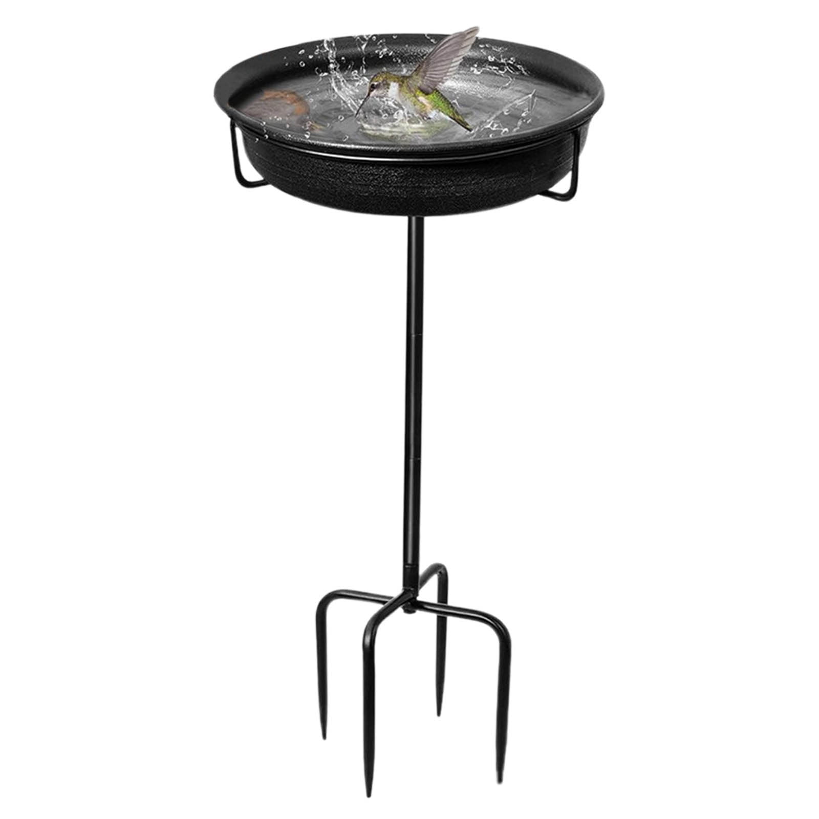 RoamHome Metal Iron Hummingbird Feeder and Birdbath - Rust-resistant Outdoor Decorative Craft for Garden & Patio, Easy to Clean, Multifunctional Use for Nature Lovers & Bird Enthusiasts.