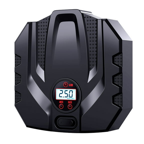 RoamHome Mini Electric Inflator Portable Compressor, Multi-Purpose Household Pump for Home Vehicle, 12V Fast Inflate Pump for Car Bike, with Cord, Home Supplies, Ideal Gifts (Black, 1PC)