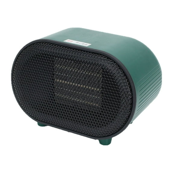 RoamHome Mini Portable Electric Heater Fan for Indoor Outdoor, Household Small Desktop Heater Fan for Home Office, Fall Winter Supplies, Gift for Families Friends (Green, 1PC)