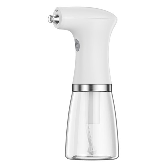 RoamHome Oil Sprayer for Cooking, Electric Oil Dispenser Bottle Hand Held Oil Spritzer Spray Bottles for BBQ Fryer, Kitchen Supplies, Gift for Family Friend (White, 1PC)