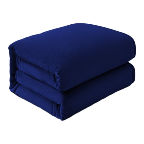 RoamHome Polyester Plain Summer Blanket Modern Style Skin-Friendly Breathable Quilt Cooling Blankets Gift for Siesta Sleep Summer Supplies Throw Blanket for Sleep Siesta (Blue, 1PC)