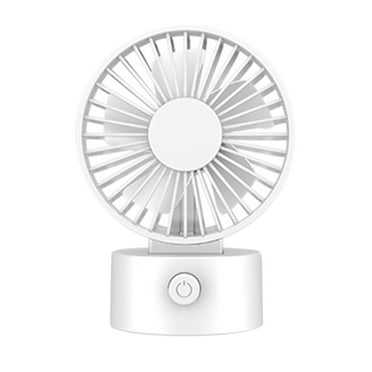 RoamHome Portable Desk Fan Desktop Mini Fan Plug-in, Corded Electric Tabletop Personal Cooling Fans for Bedroom Office, High Appearance Gift for Students Workers (White)