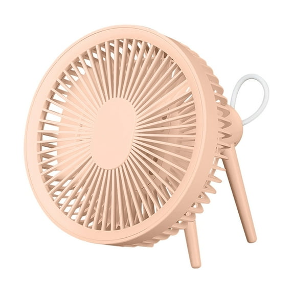 RoamHome Portable Desk Fan Small Quiet Desktop Mini Fan 2000mAh, Mute USB Rechargeable Tabletop Personal Cooling Fans for Bedroom Office, High Appearance Gift for Students Workers (Pink)