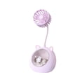 thumbnail image 1 of RoamHome Portable Desk Fan Small Quiet Desktop Mini Fan, Mute USB Rechargeable Tabletop Personal Cooling Fans for Bedroom Office, High Appearance Gift for Students Workers (Purple), 1 of 6