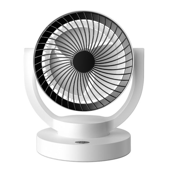 yongmandr Portable Desk Fan Small Quiet Desktop Mini Fan, Mute USB Rechargeable Tabletop Personal Cooling Fans for Bedroom Office, High Appearance Gift for Students Workers (Black)