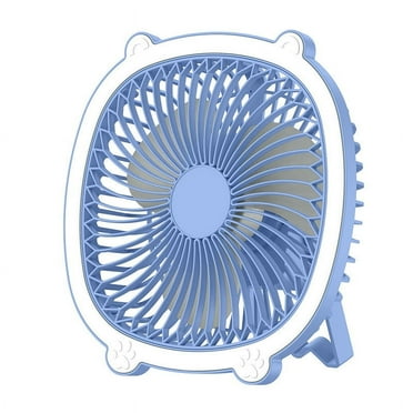 RoamHome Portable Desk Fan Wireless Desktop Mini Fan Rechargeable Tabletop Personal Cooling Fans for Bedroom Office, High Appearance Gift for Students Workers (Blue)