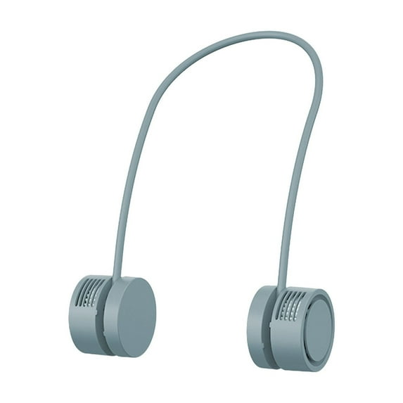 RoamHome Portable Neck Fan Small Handheld Mini Fan, Mute USB Rechargeable Tabletop Personal Cooling Fans for Bedroom Office, High Appearance Gift for Students Workers (Gray)