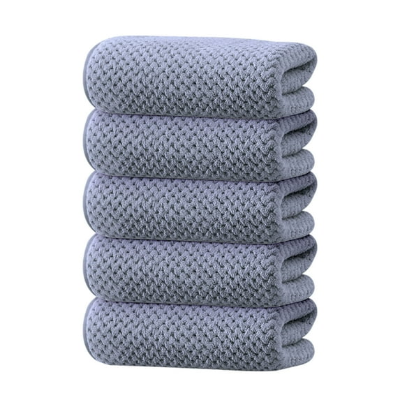 RoamHome Soft & Absorbent Velvet Pineapple Check Face Towel - Thick Bath & Hand Towels for Body Bathing, Ideal for Home Use & Travel ,29.5x13.7in
