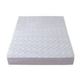thumbnail image 1 of RoamHome Solid Color Bed Fitted Covers Breathable Skin-Friendly Soft Bed Sheets 1-Piece Polyester Cozy Bed Covers for Home Dormitary Modern Style 47"x79" (White, 1PC), 1 of 7