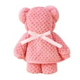 thumbnail image 1 of RoamHome "Super Soft Coral Fleece Bear Towel Gift - Highly Absorbent & Quick-Drying Shower/Birthday Party Favor for Boys/Girls - Adorable Unisex Teething Cloth Companion (29.5x13.7incj)", 1 of 8