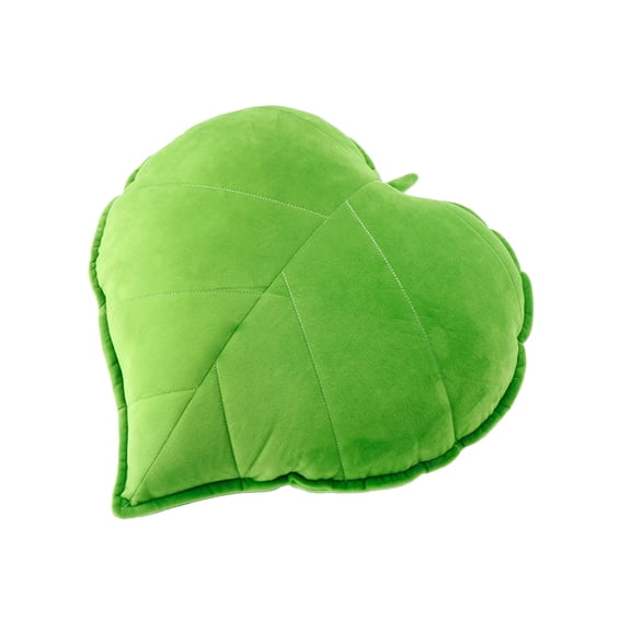 RoamHome Throw Pillows for Sofa Couch Leaf Shape Polyester Throw Pillows Decorative Throw Cushion for Multi-Purpose Modern Style Home Decor (Green, 1PC)