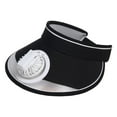 thumbnail image 1 of RoamHome Translucent Sun Visor Hat with Mini Fan Rechargeable, 360 Degree Rotating, Summer Big Eaves Outdoor Cool Hat for Outdoor Hiking Fishing Camping (Black), 1 of 9