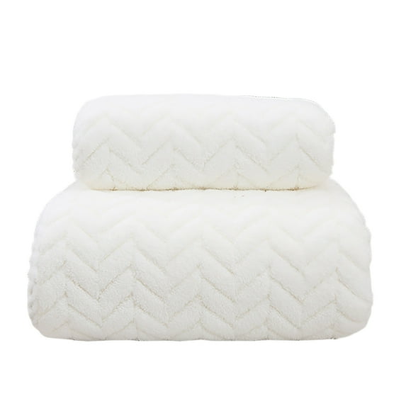 RoamHome Velvet Bath Towel Set - Highly Absorbent, Soft & Comfortable, Suitable for Bathroom, Spa & Gym, Ideal for Sensitive Skin, Machine Washable, Durable & Stylish,55.1x27.5in+29.5x13.8in