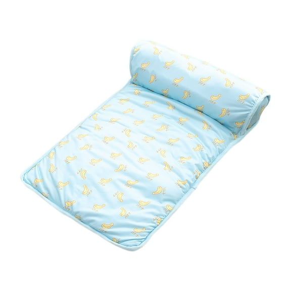 RoamHome Warm Cat Bed Dog Bed for Autumn Winter Pet Soft Sleeping Cushions for Cats Dogs Plush Cloth Sleeping Pad for Pets Rectangle Kennel Cushion 16x24 Inches (A)