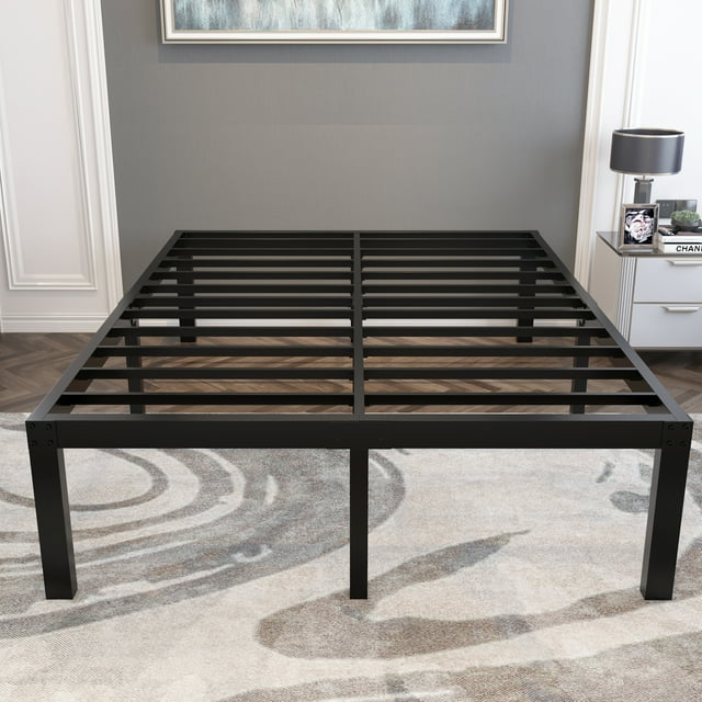 yookare 18" 4000lbs Heavy Duty Platform Metal Bed Frame, California