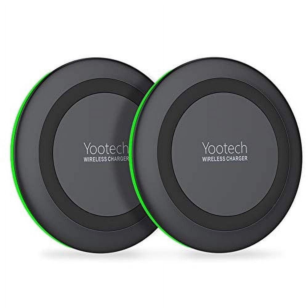 yootech [2 pack] wireless charger qicertified 7.5w wireless charging