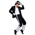 thumbnail image 1 of yoplnin Dance Star 𝗖ostume for Men 80s 90s Pop Stage Outfits Retro Dance Disco Suit for Adults Stage Cosplay Party Party, 1 of 9