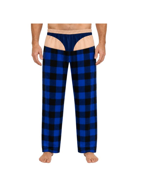 Funny Pajama Pants for Men Butt Print Christmas Loungewear Lounge Pants Christmas Gifts