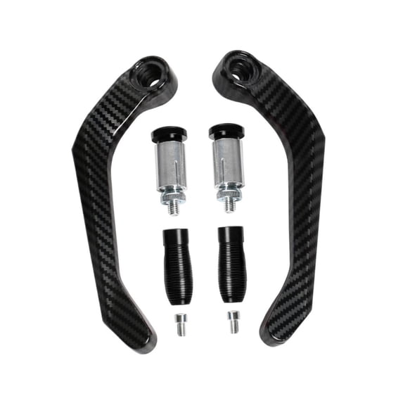yotijar 2 Pieces Generic Motorcycle Brake Clutch Lever Easy Installation Black
