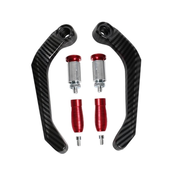 yotijar 2 Pieces Generic Motorcycle Brake Clutch Lever Easy Installation Red