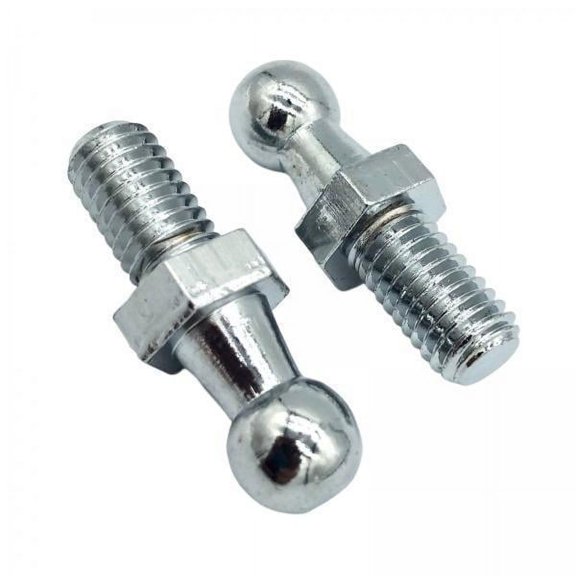 yotijar 2x2x Ball Stud Pin Bolt Accessories Direct Replaces Universal M8 M6 Gas Strut 4 Pcs