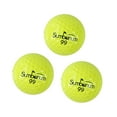thumbnail image 1 of yotijar 3 Pieces Golf Balls 1.68in Competition Game Ball for Golf Driving Range Yard Yellow, 1 of 8