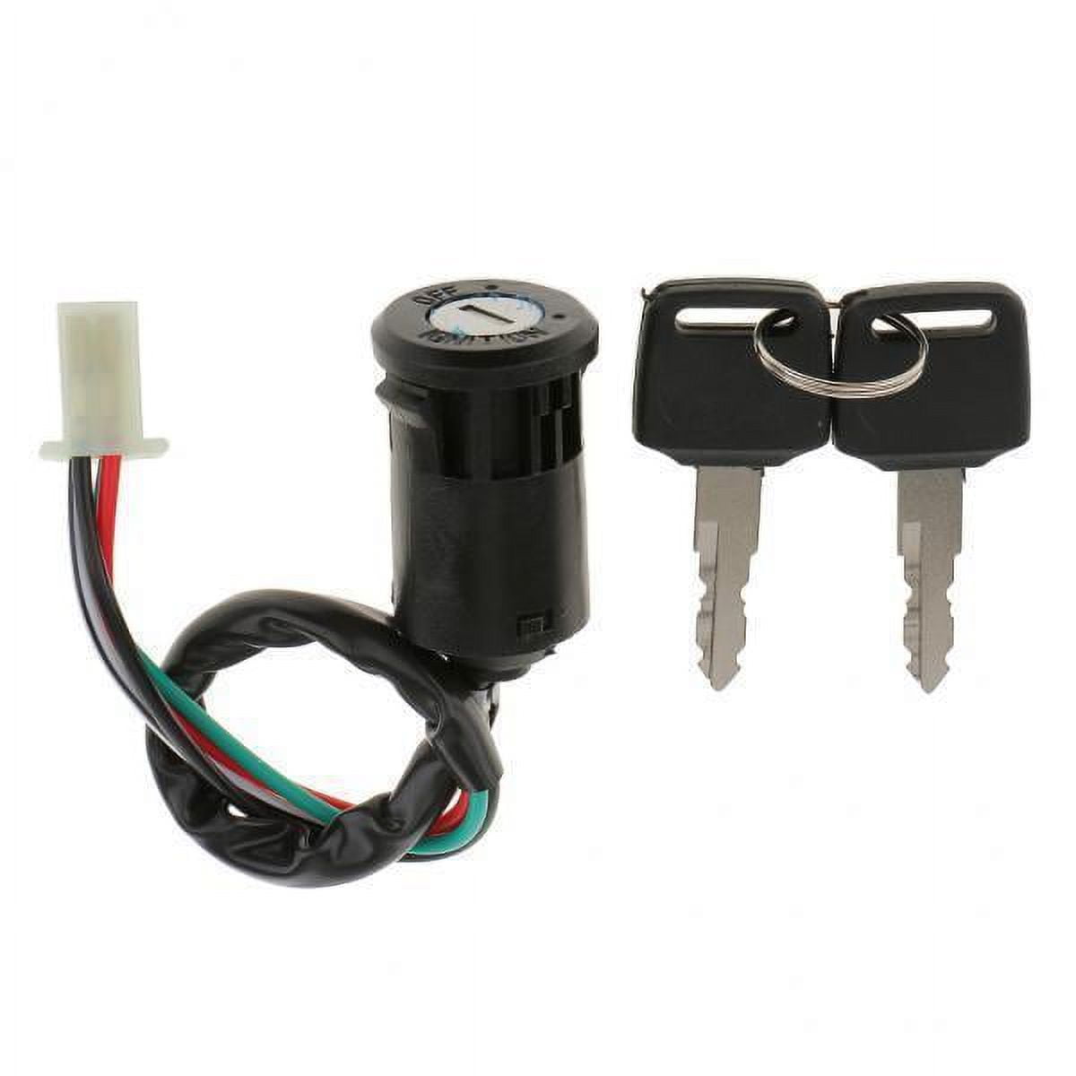 yotijar 6x4 Wire Ignition Key Barrel Switch for 110-250cc Dirt Bike ATV ...