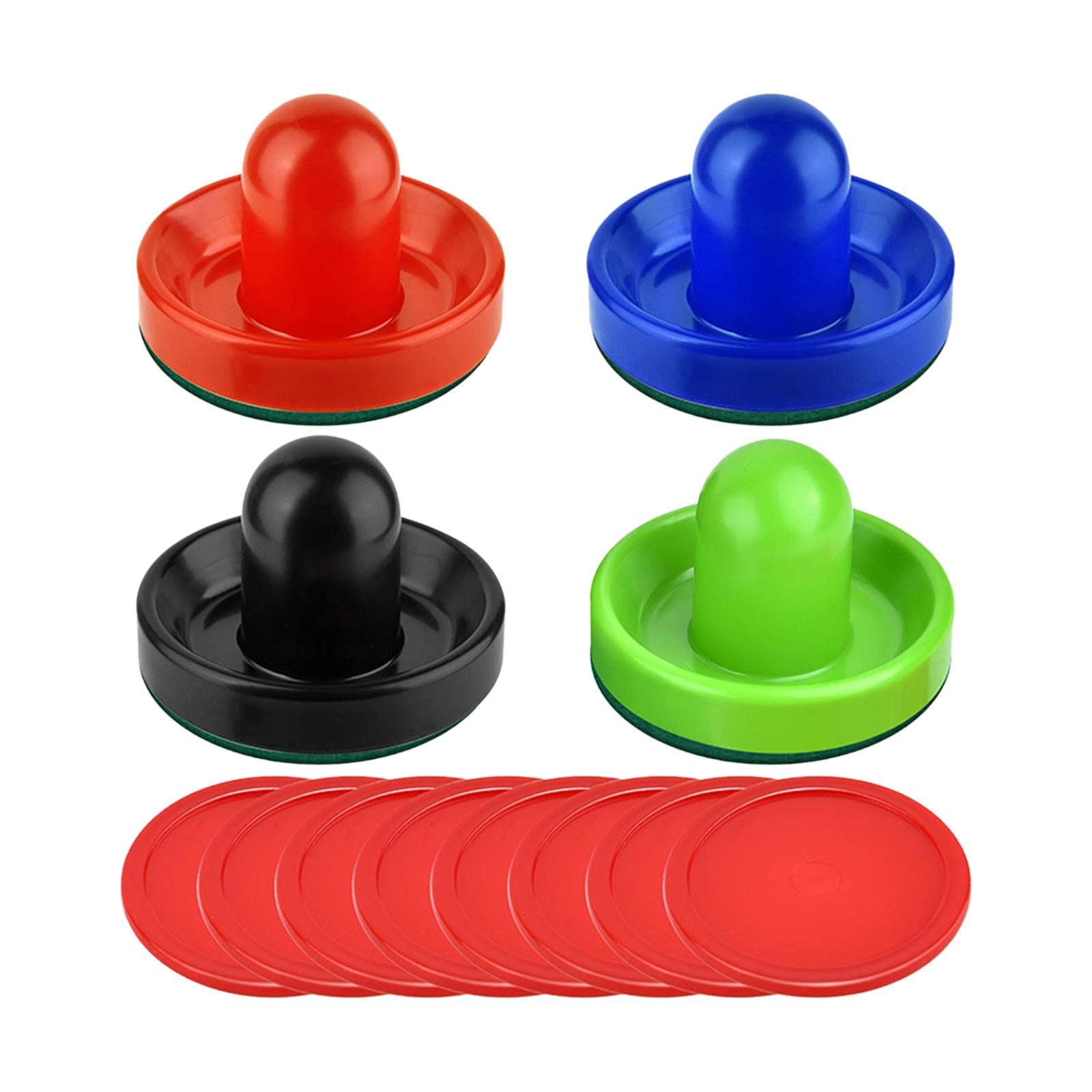 yotijar Air Hockey Pushers and Pucks Air for Table Game Home Child Adult 4 Colors