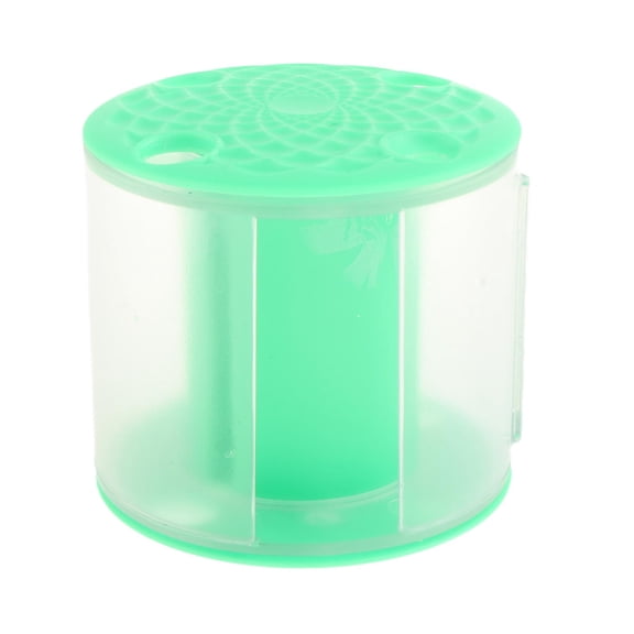 yotijar Dance Ribbon Storage Case Portable Clear View Storage Box Crafts Accessories Green