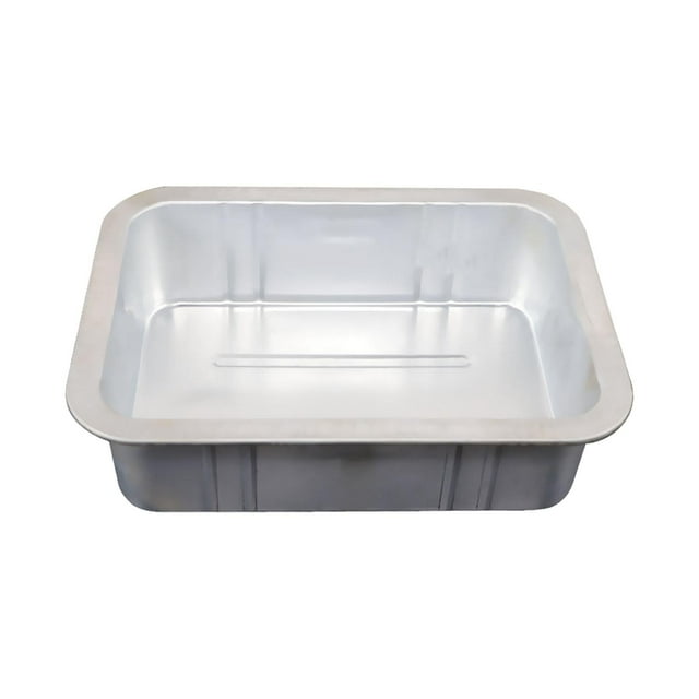 yotijar Engine Oil Drain Pan Rectangle Oil Drip Pan for Truck Motorbike Vehicle White S