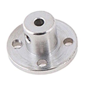 yotijar Flange Coupling Connector High Hardness for DIY Model Shaft Connection Metal Inner diameter 3mm