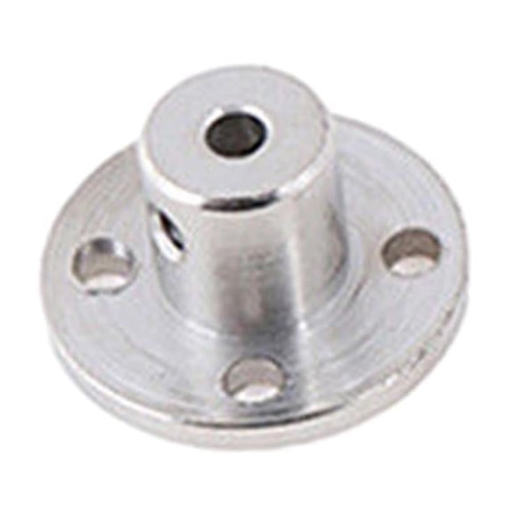 yotijar Flange Coupling Connector High Hardness for DIY Model Shaft Connection Metal Inner diameter 3mm